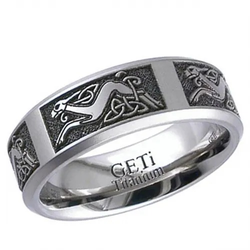 Celtic (2226CHCD1) Titanium Wedding Ring